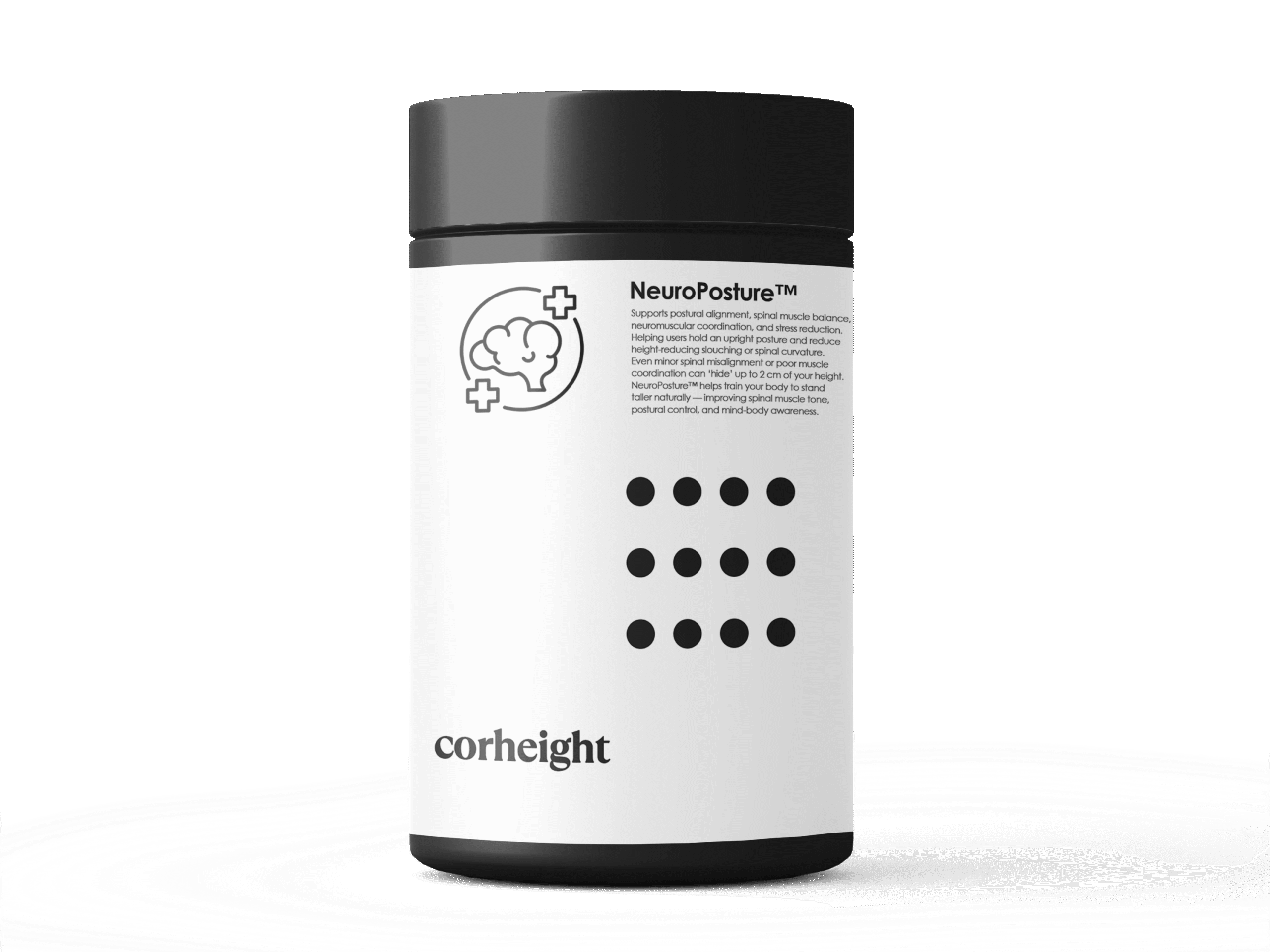 corheight | Nutritional support for upright posture, spinal balance, and neuromuscular control.
