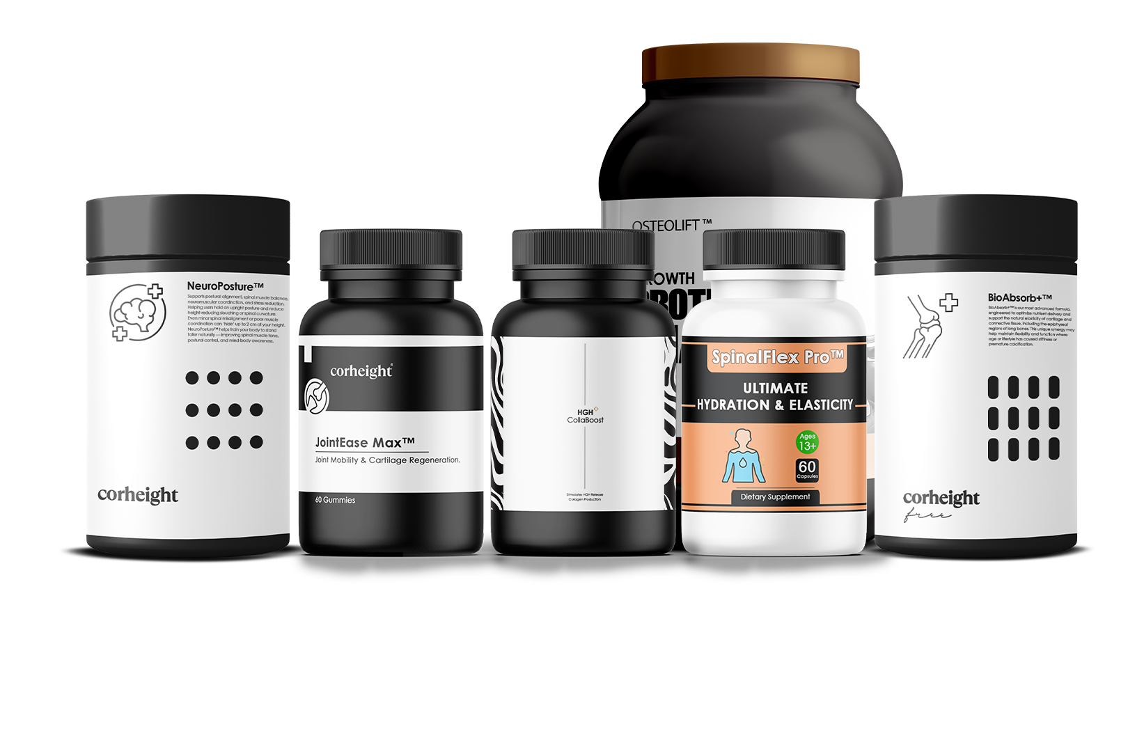 corheight Max-Plus Kit | The Most Advanced Science Backed Kit for Natural Height Growth