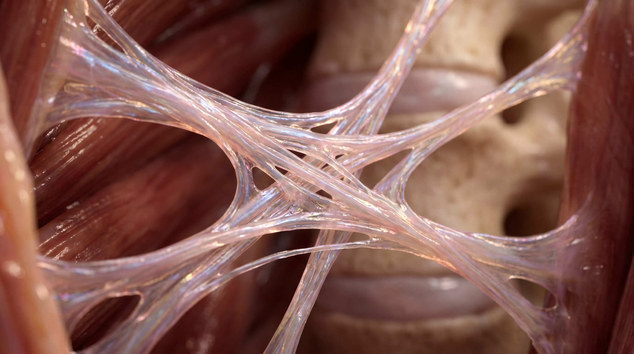 Intricate network of connective tissue